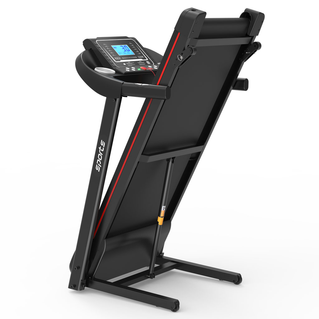 Fitshow App Home Foldable Treadmill with Incline, Folding Treadmill for Home Workout, Electric Walking Running Treadmill Machine 5' LCD Screen 250 LB Capacity Bluetooth Music