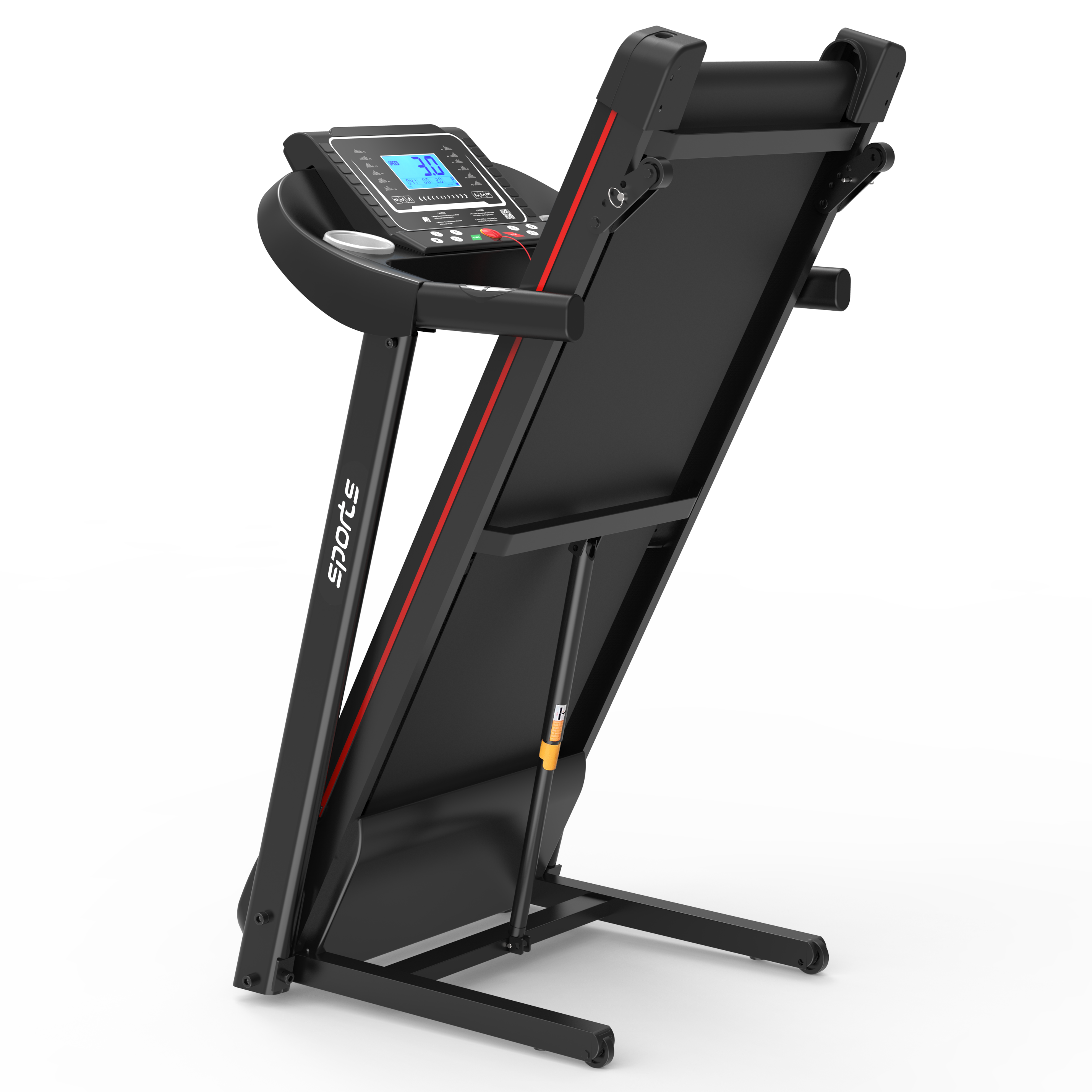Fitshow App Home Foldable Treadmill with Incline, Folding Treadmill for Home Workout, Electric Walking Running Treadmill Machine 5' LCD Screen 250 LB Capacity Bluetooth Music