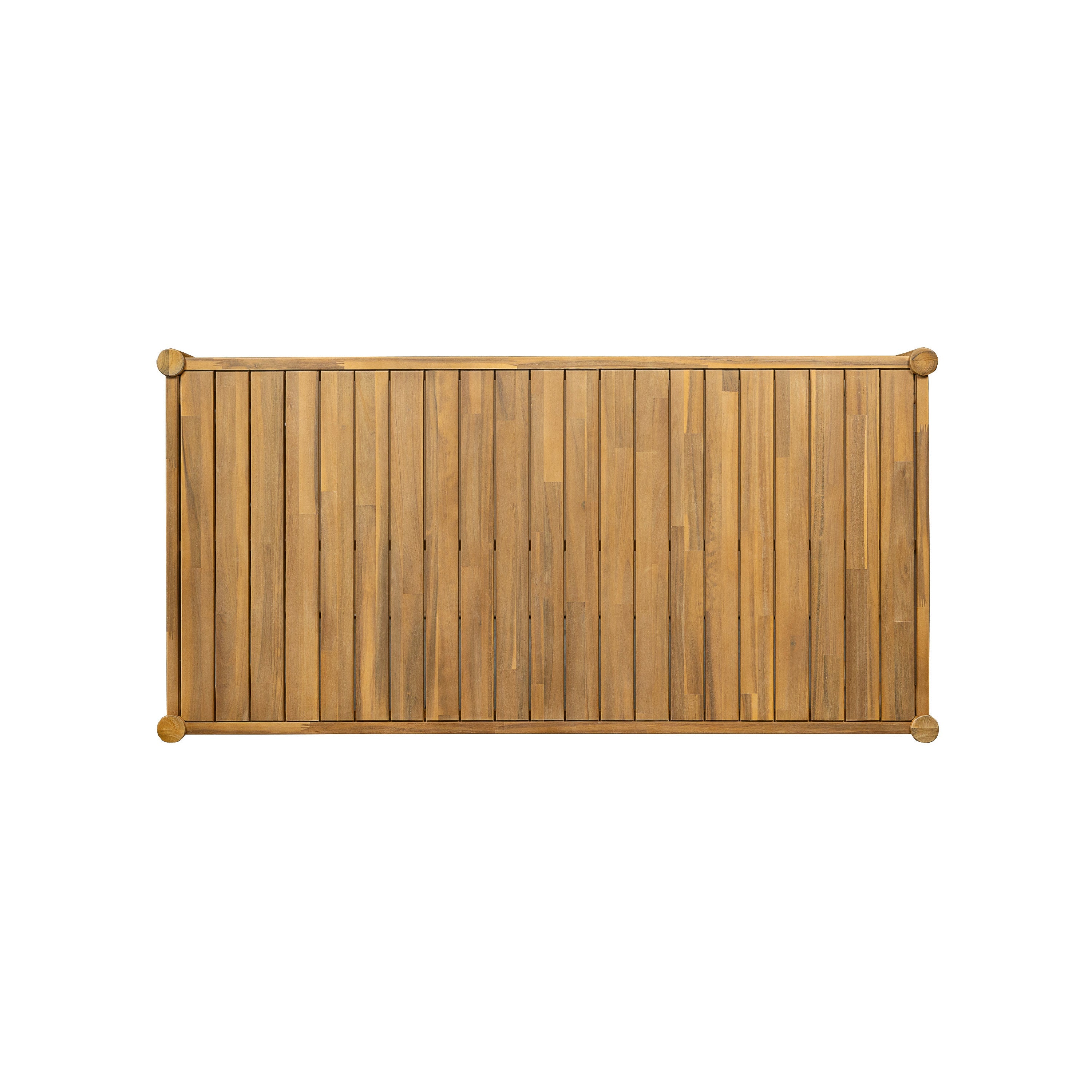 Classic Patio Dining Table, Acacia Wood, Light Teak Finish