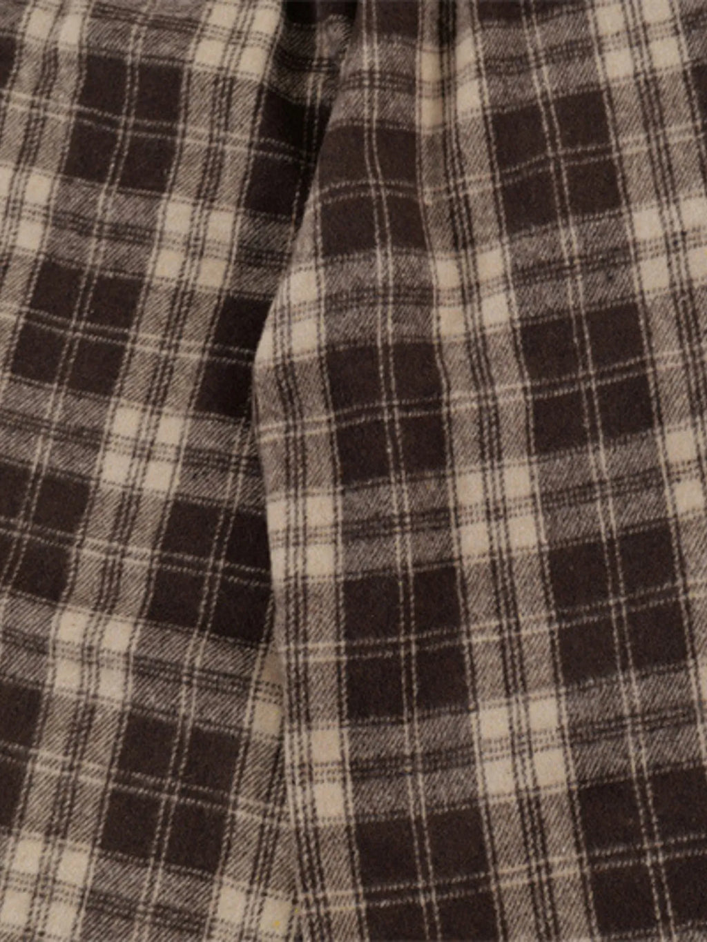 Relaxed Plaid Wide Leg Pants