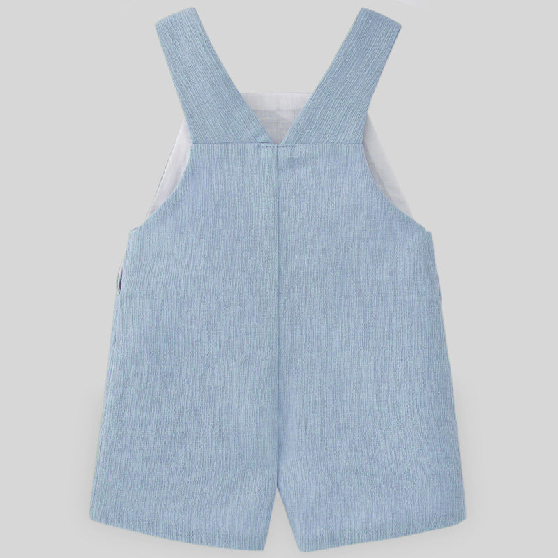 Paz Rodriguez Woven Newborn Short Blue