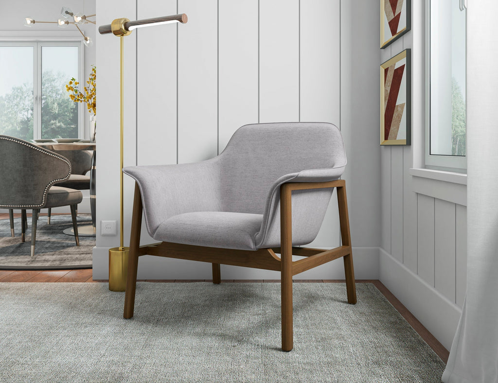 Accent Armchair in Gray