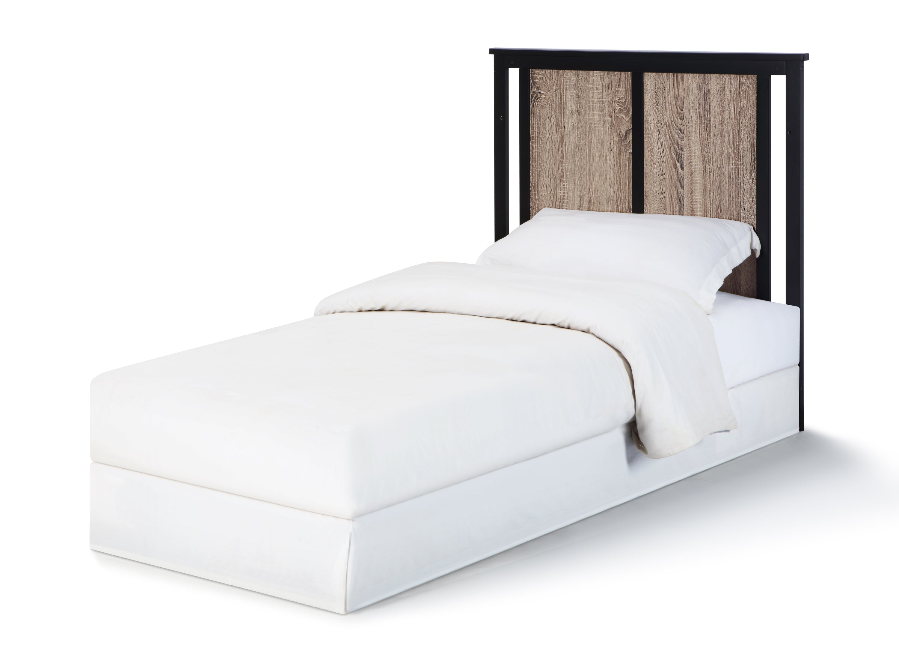 Connelly Mini Crib With Mattress Pad Black/Vintage Walnut