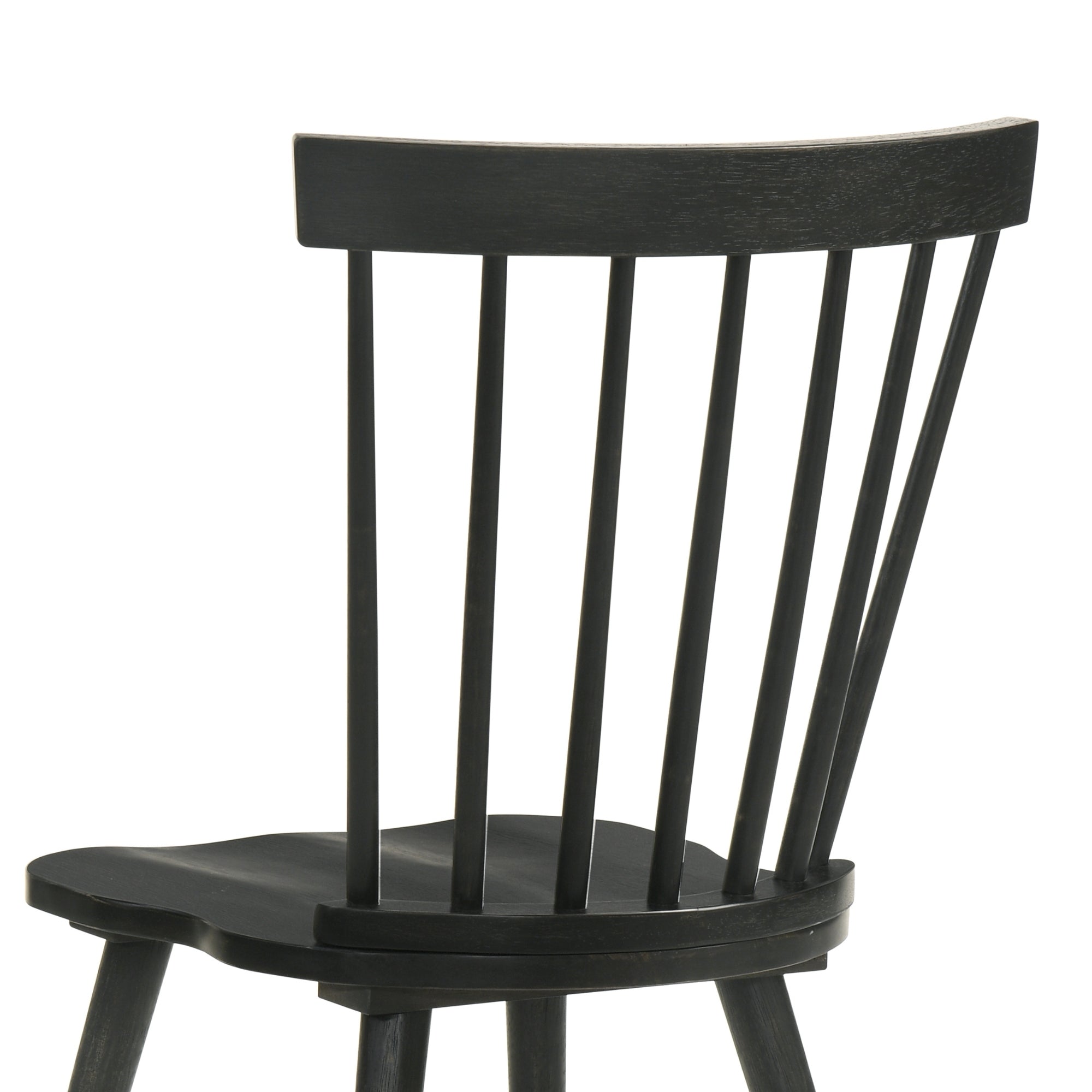 [Set of 2] Rustic Farmhouse Dining Chairs, Solid Wood Side Chairs, Easy Assembly for Kitchen & Dining Room