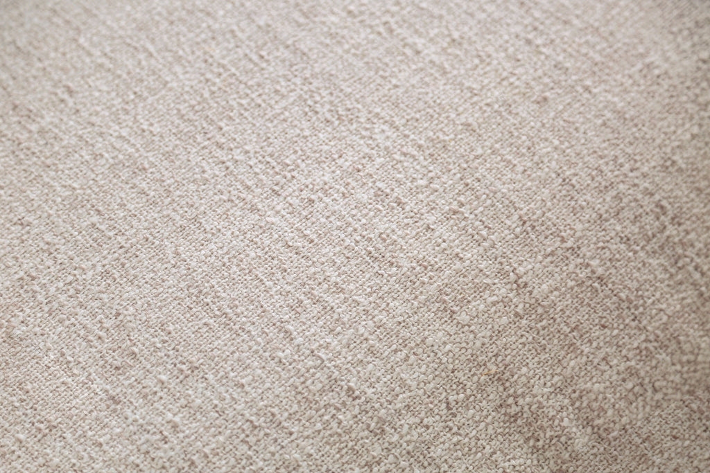 Mid-Century Modern 1pc Beautiful Chair Side Bolster Pillow Tapered Wooden Legs Reversible Pillow Back Beige And Light Oak Finish Primary Living Room