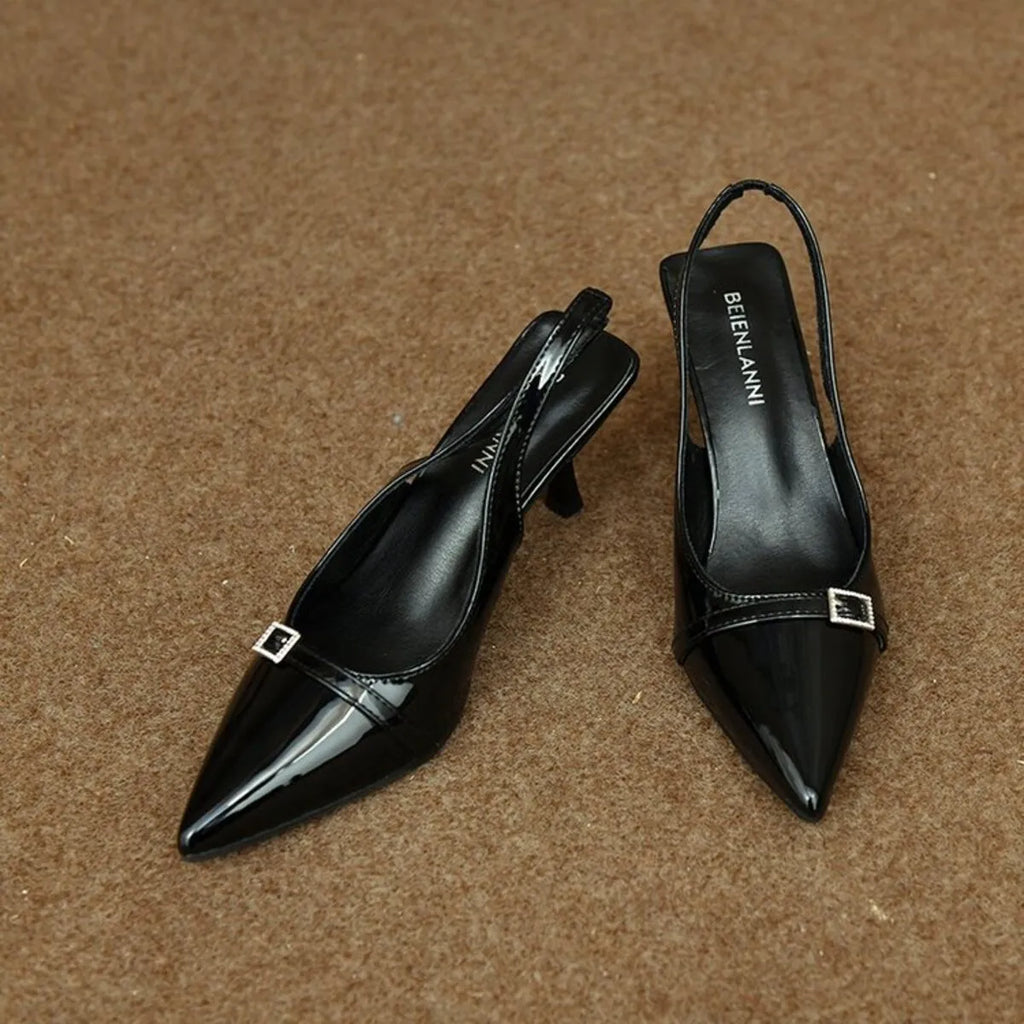 Pointed Toe Slingback Pumps
