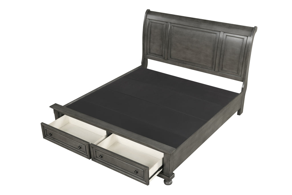 Meade G8905A-FB Full Bed (  Boxes) , Gray