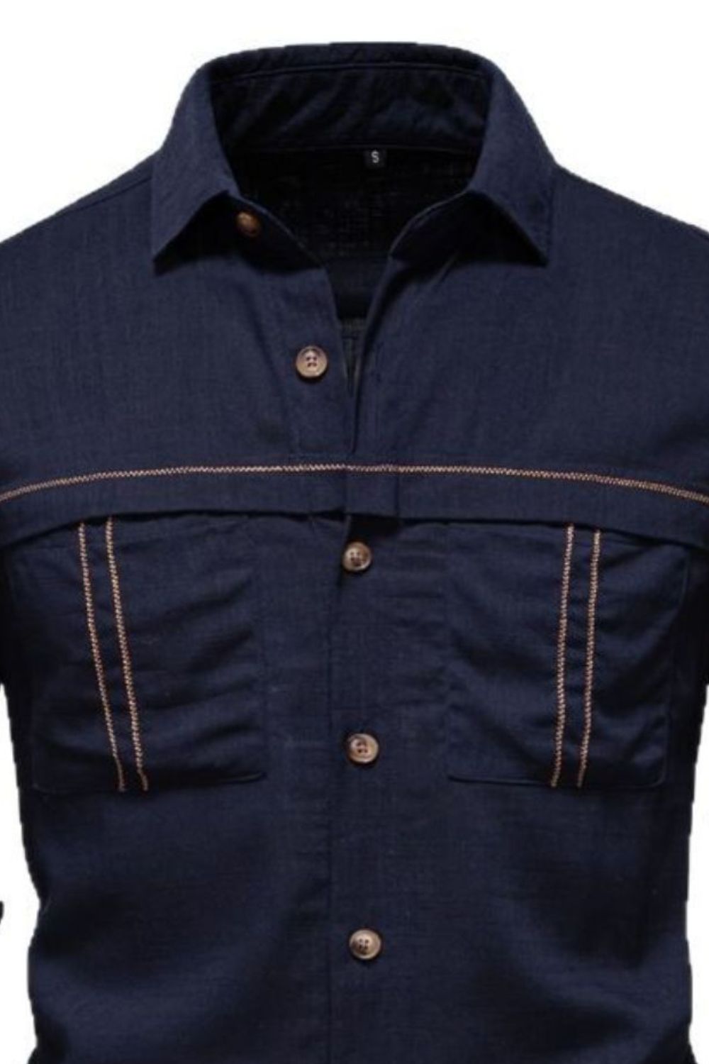 Button Down Collared Neck Shirt