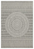 Sunshine GC_HAR2018 Silver 5 ft. 3 in. x 7 ft. 3 in. Indoor/Outdoor Area Rug