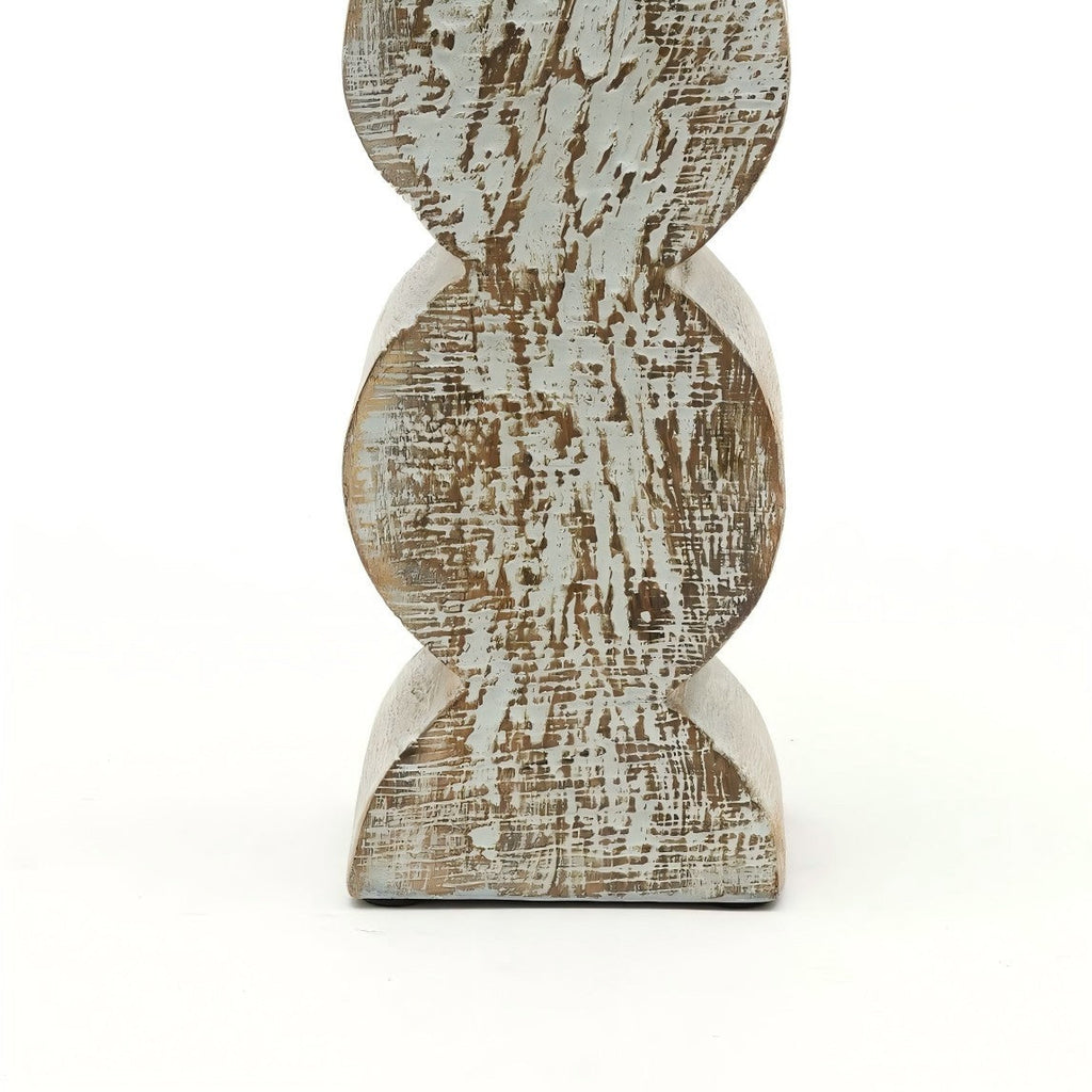 Decorative Wooden Centerpiece Candle Holder- 3x9'– Elegant Candle Stand for Any Occasion