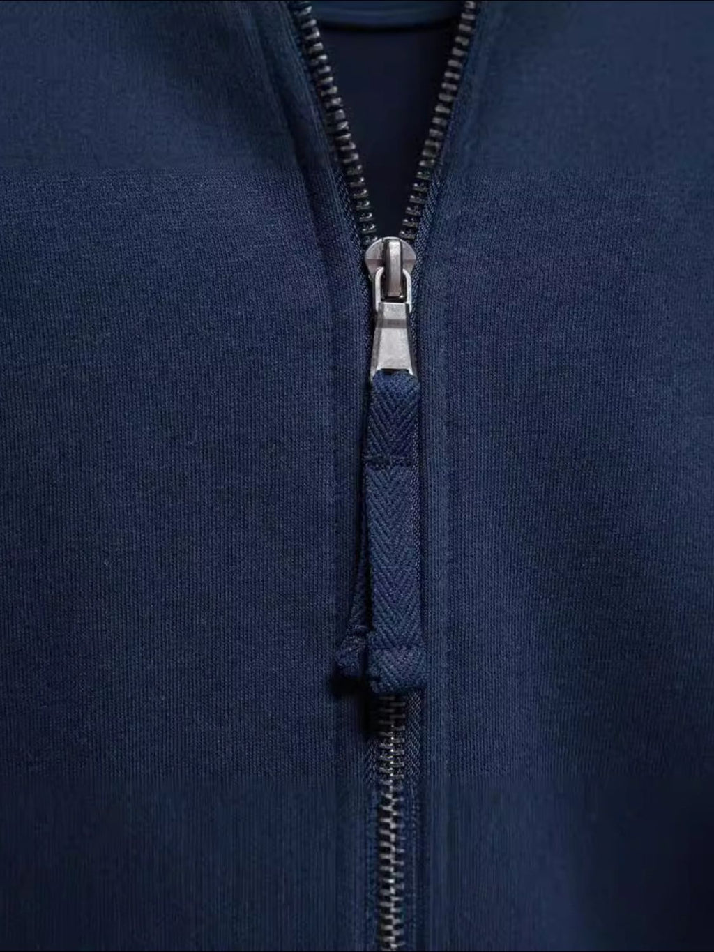Zip Up Long Sleeve Sweatshirt