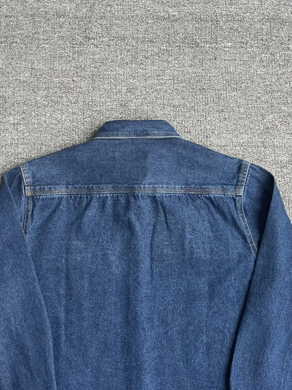 Button Up Washed Denim Shirt