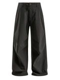 Wide Leg Relaxed Fit Casual Pants