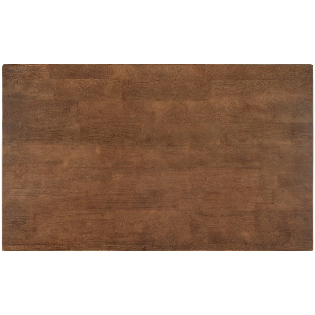 TOPMAX Rustic 3-piece Stationary Kitchen Island Set with Butcher Block and Seating, Walnut and Cream White