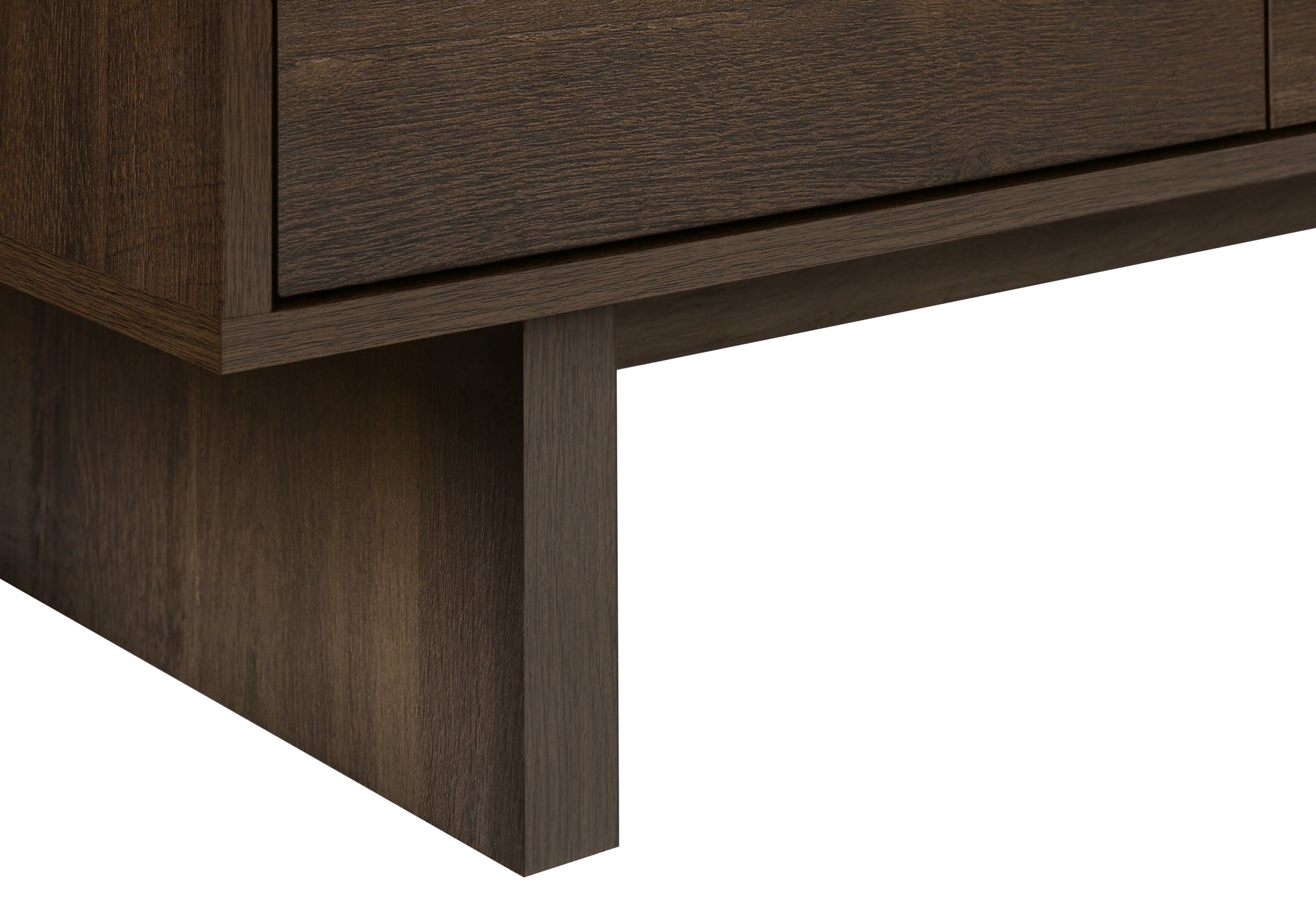 Tv Stand, 72 Inch, Console, Media Entertainment Center, Storage Drawers, Storage Cabinet, Brown Laminate, Transitional