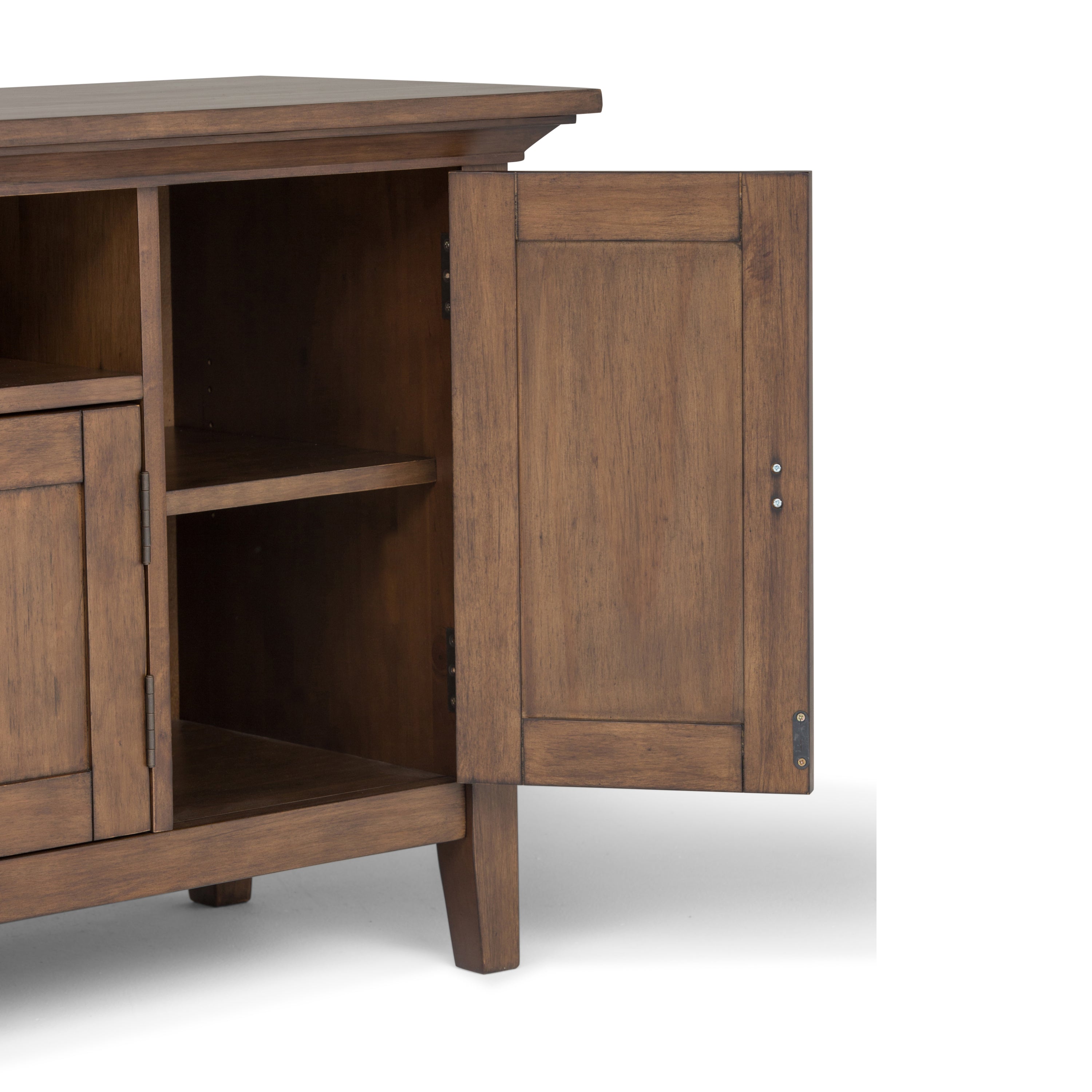 Redmond - 72' TV Media Stand - Rustic Natural Aged Brown