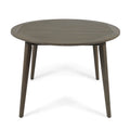 STAMFORD 47 Outdoor Dining Table Modern Design Grey Acacia Wood 47.25 inches