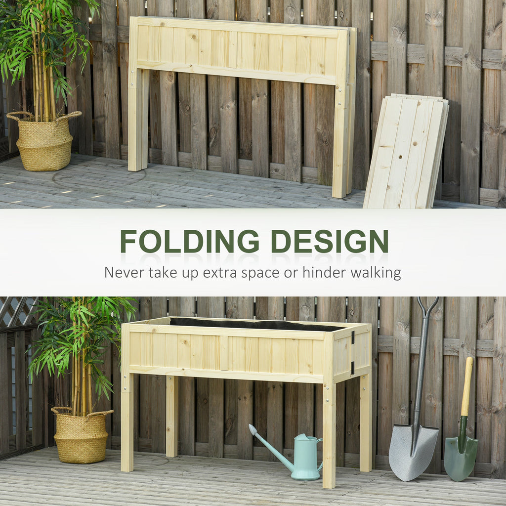 Garden Raised Bed Raised Garden Bed Elevated Wooden Planter Box