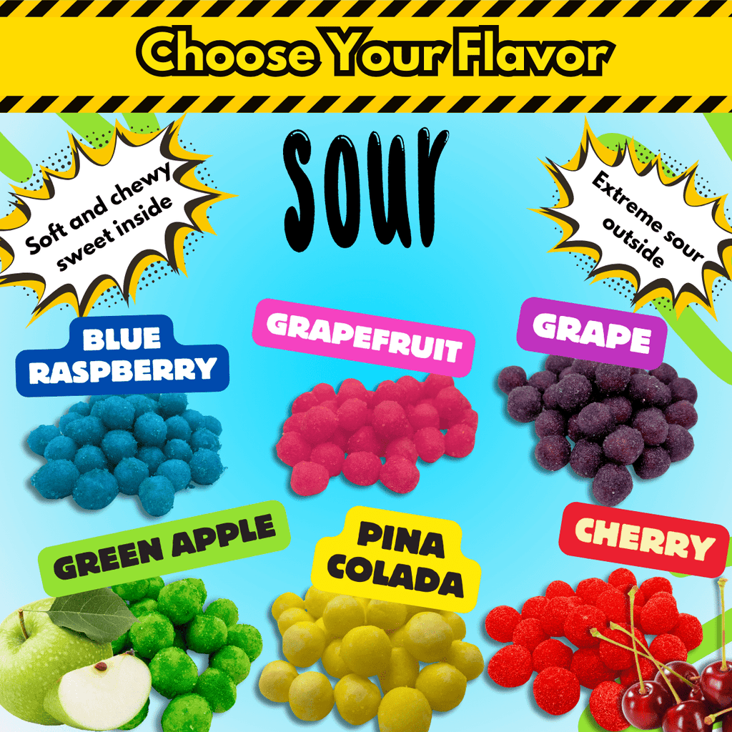 Extreme Sour Balls Candy
