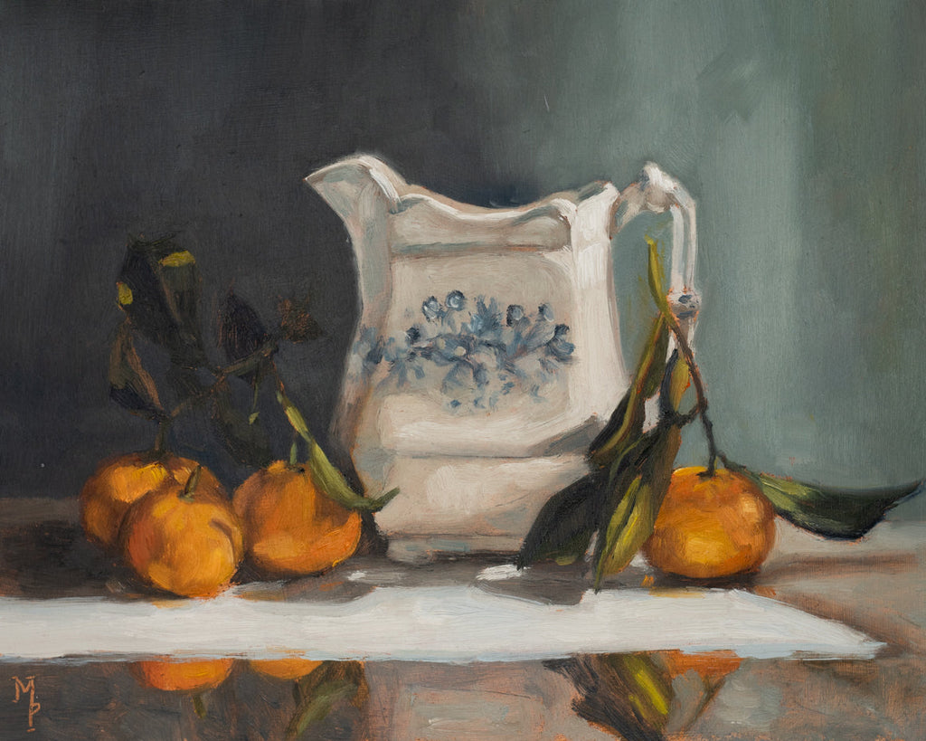 Clementines And Creamer Print