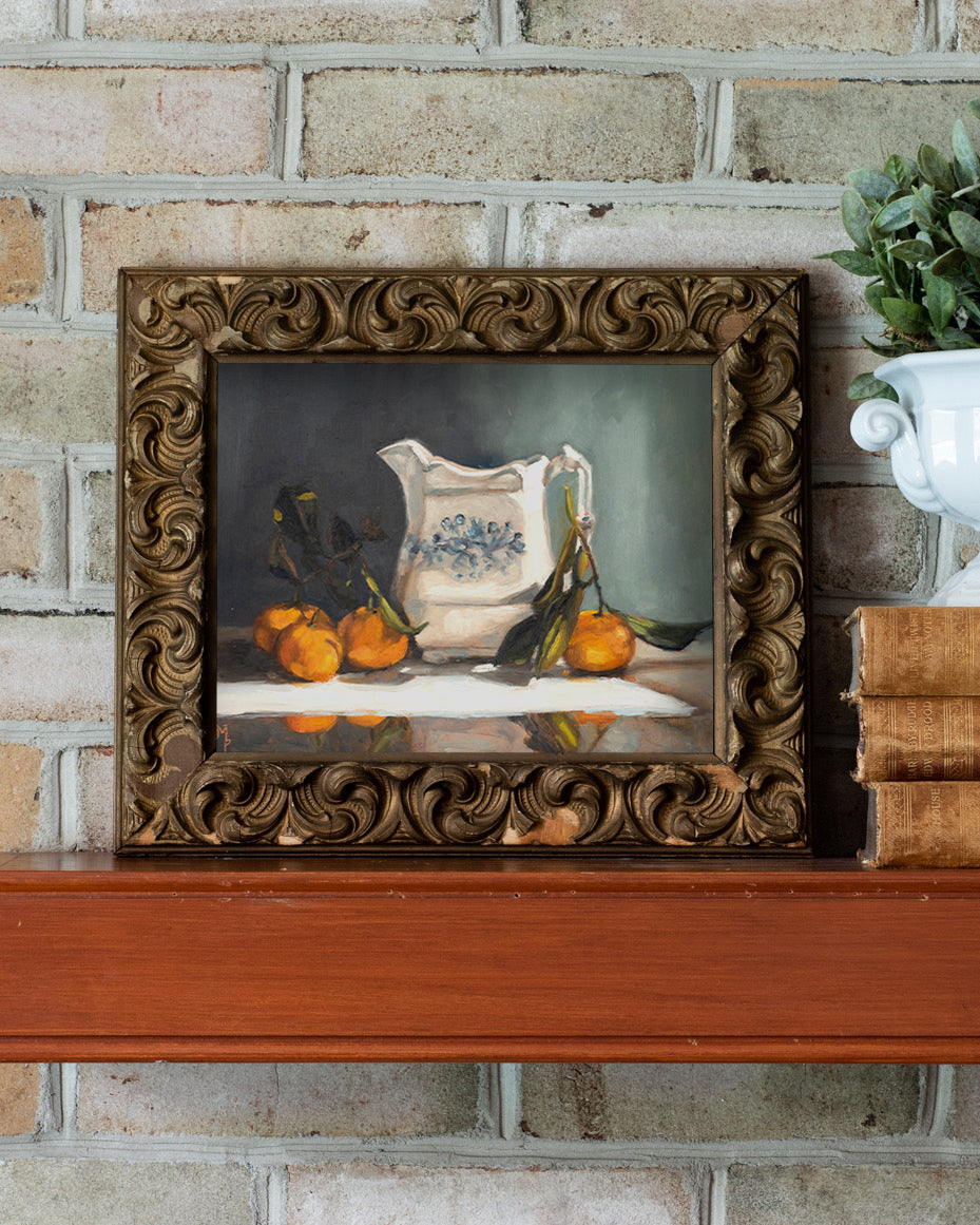 Clementines And Creamer Print