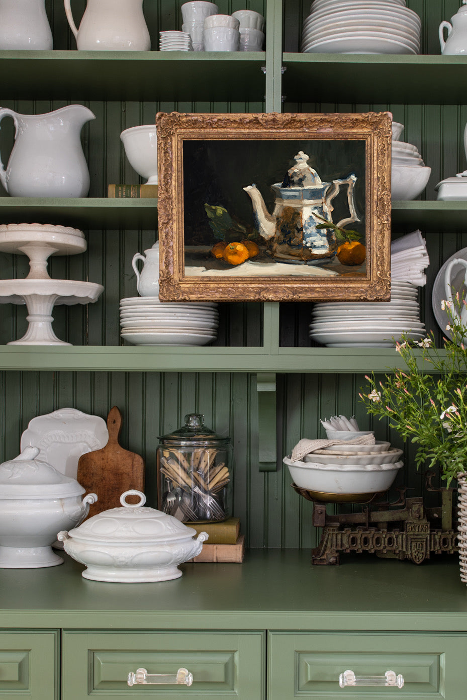 Clementines And Teapot Print