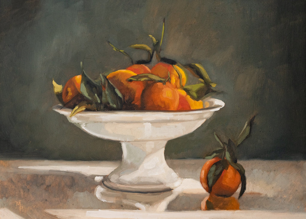 Clementines in a Compote Print