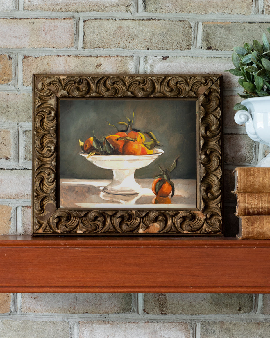 Clementines in a Compote Print