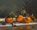 Three Clementines on a Towel Print