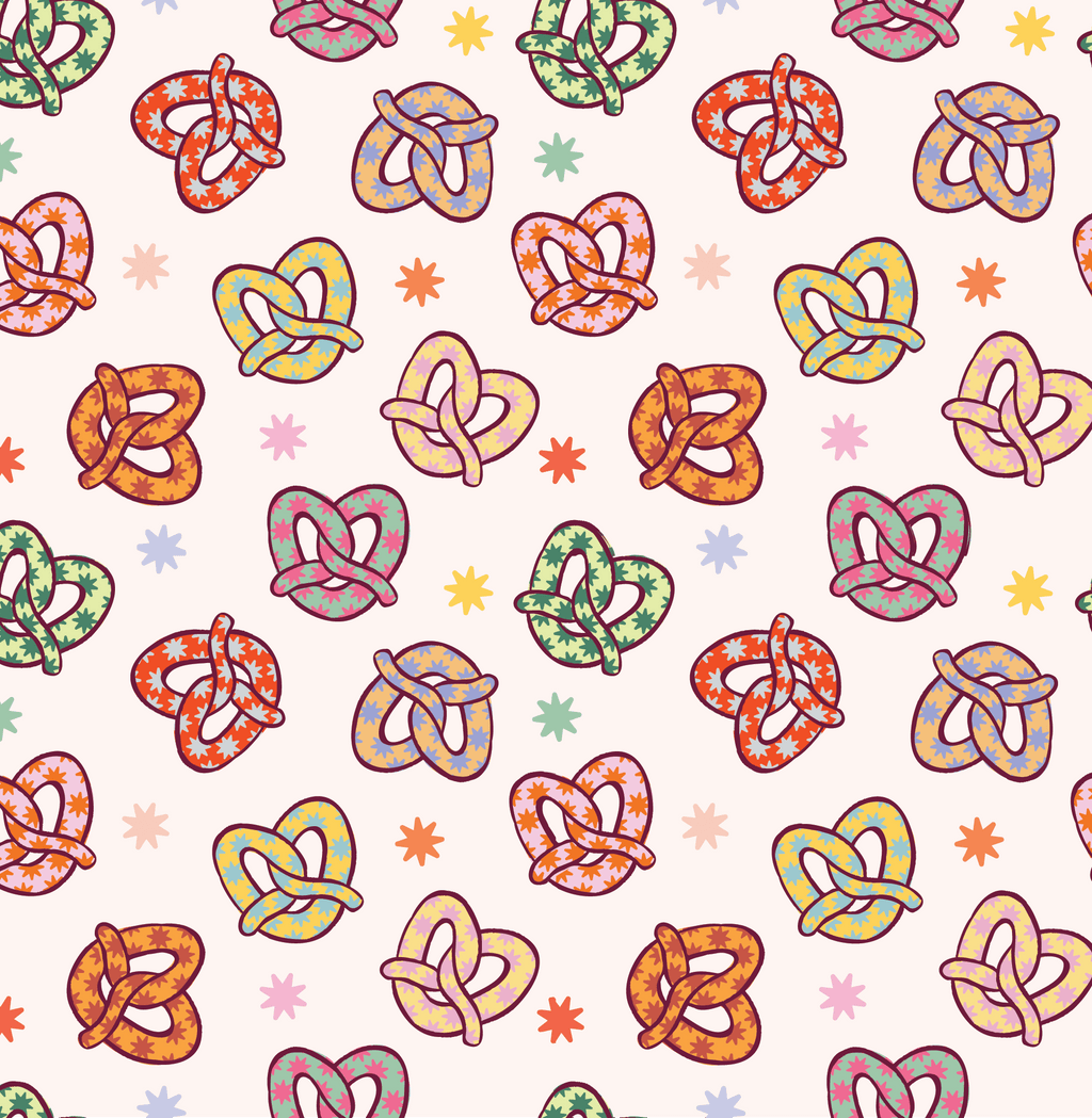 Colorful Pretzel Zipper Romper