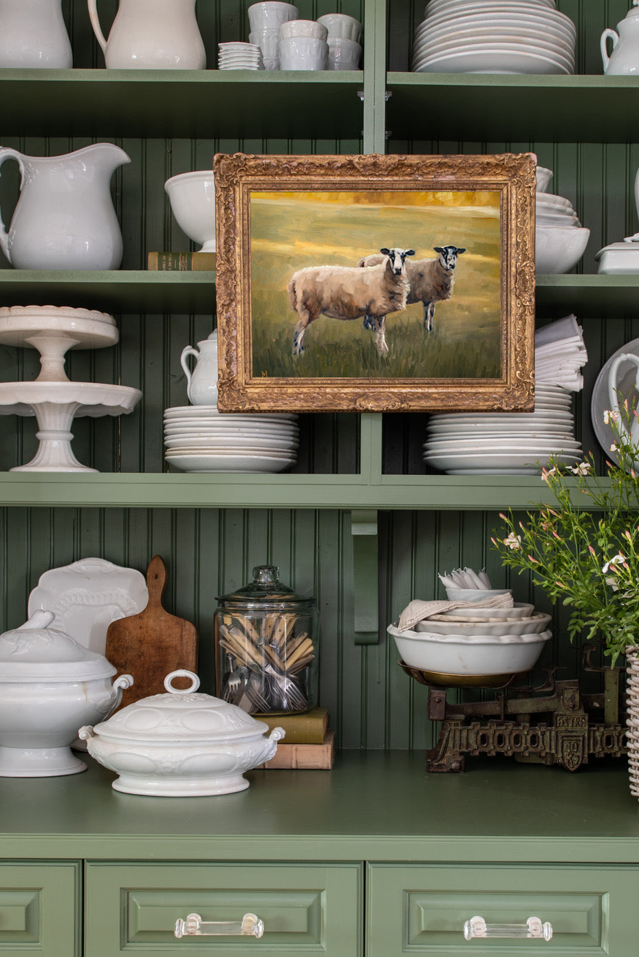 Cotswold Sheep Pair Print
