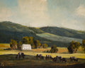 Cows In Shadow Print