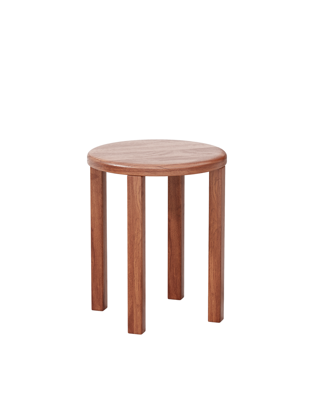 100% solid wood stackable stools set of 4, wooden stools, 18-inch stools, stacking stools, nesting tables, sturdy and durable, no installation required, top stackable round side table