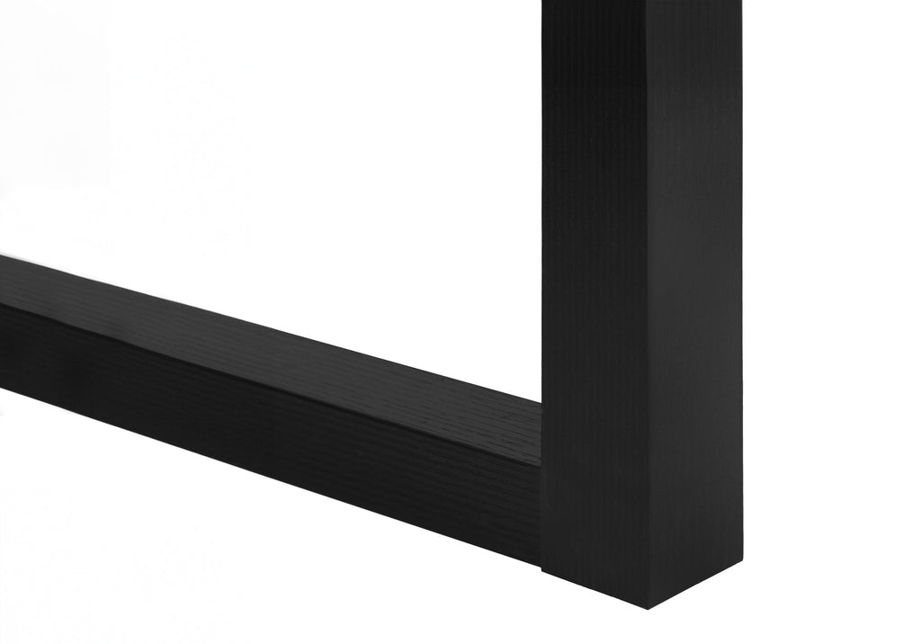 Computer Desk, Home Office, Laptop, Left, Right Set-up, Storage Drawers, 48'l, Work, Black Laminate, Contemporary, Modern