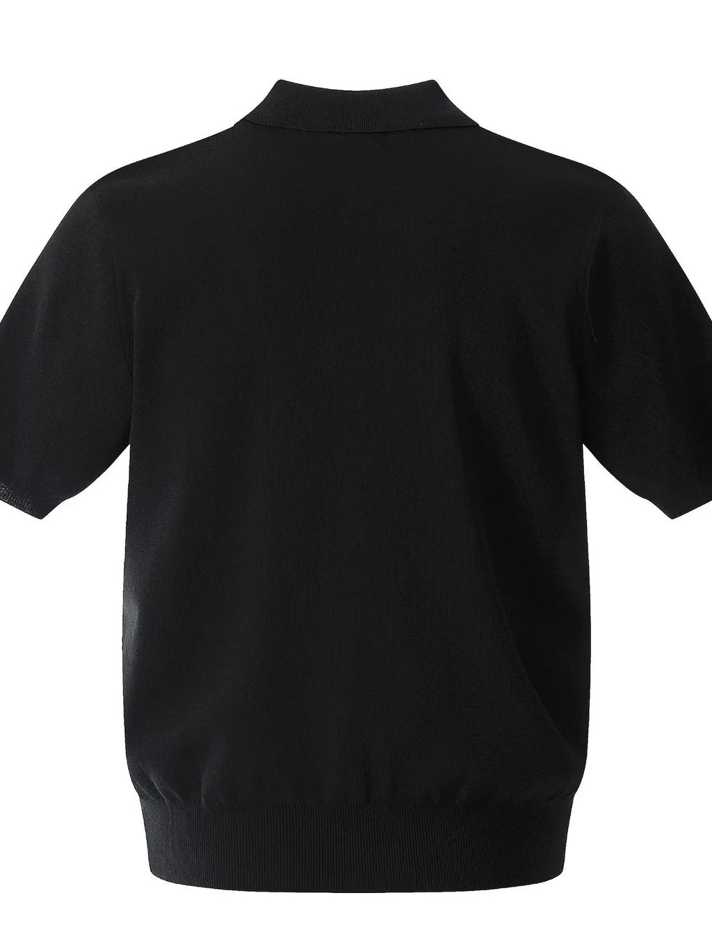 Button Detail Short Sleeve Knit Polo