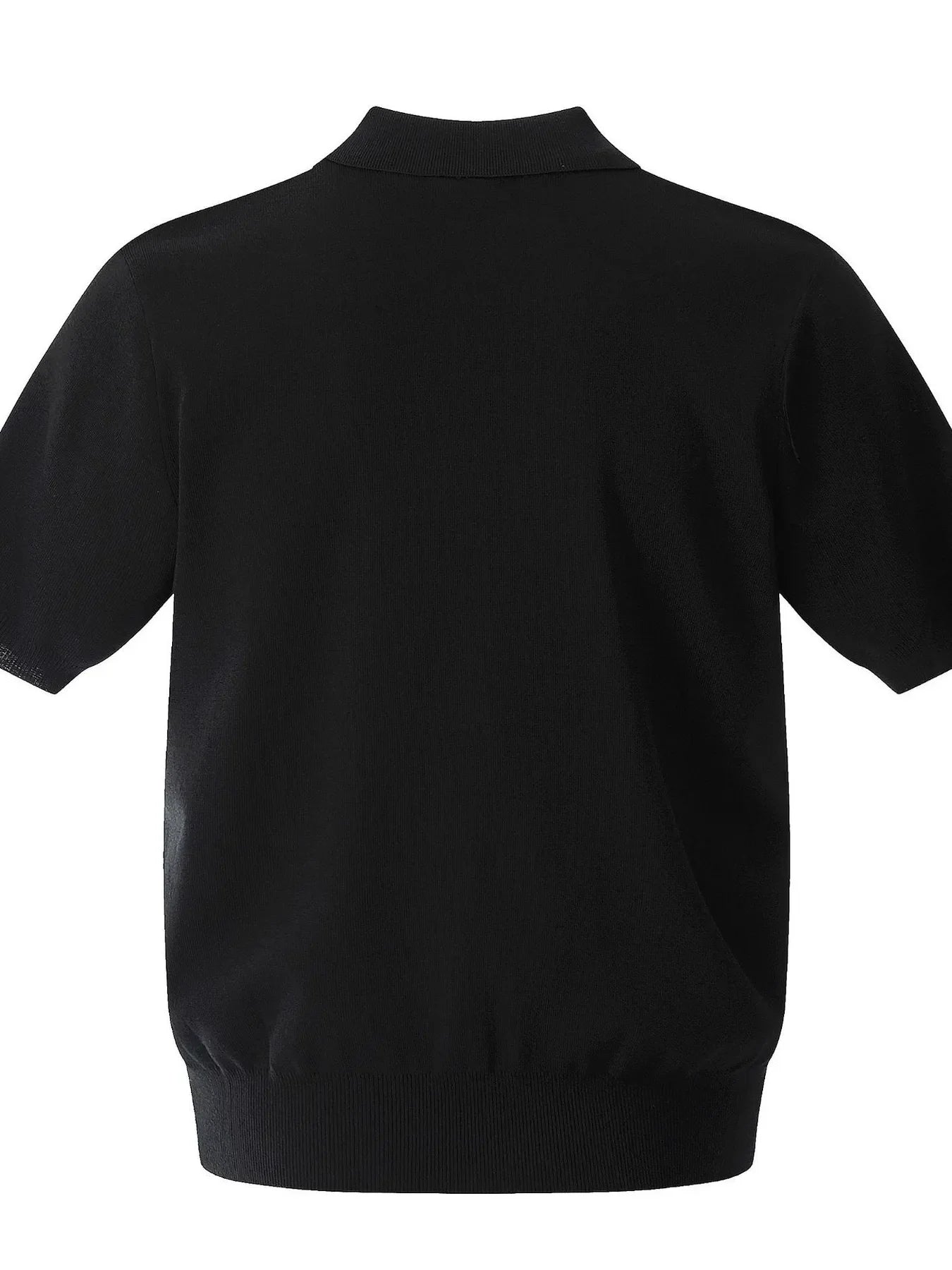 Button Detail Short Sleeve Knit Polo