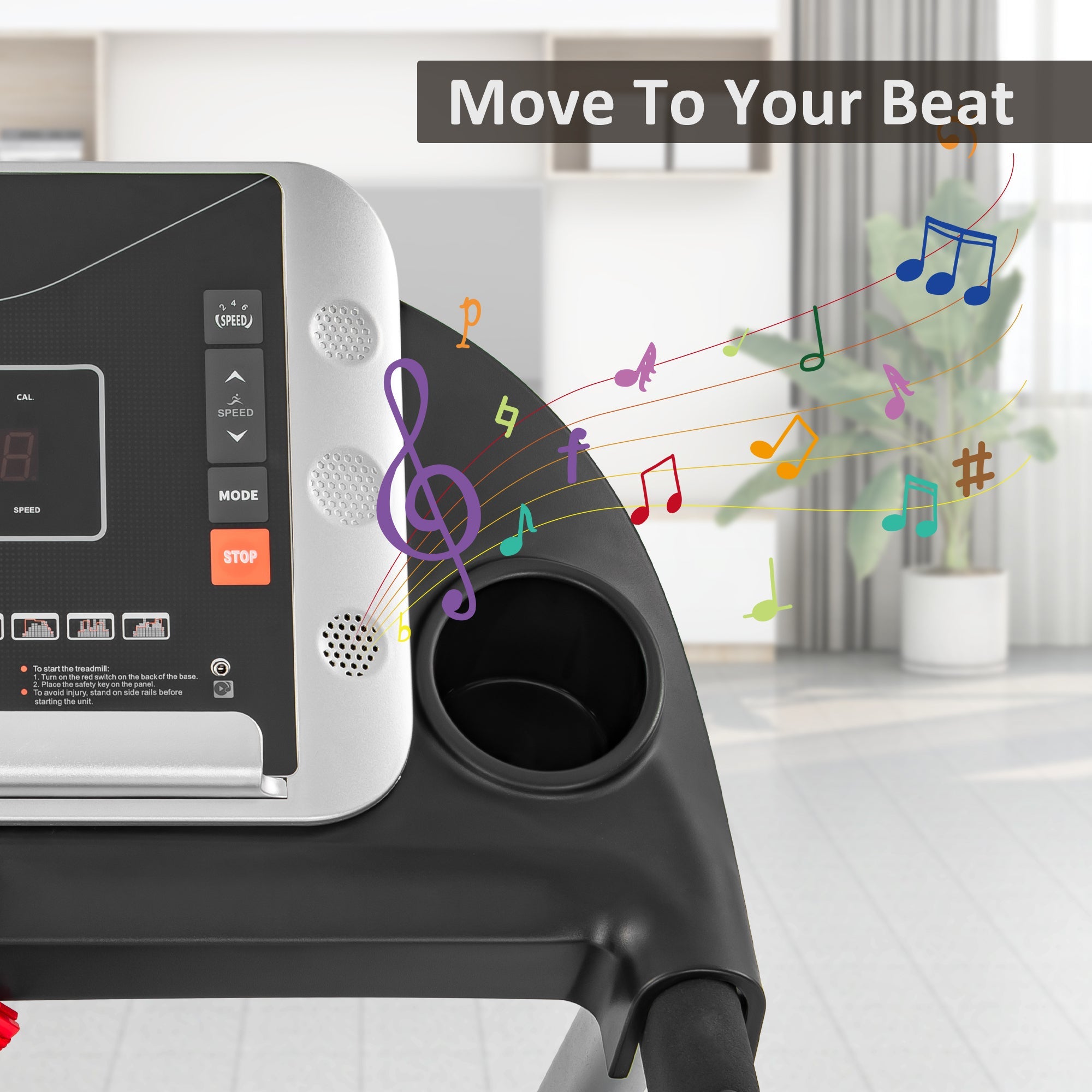 Treadmills for Home,Foldable Treadmill with Incline, 300LBS Capacity Motorized Treadmills for Running Walking Exercise,2.5HP Quiet Treadmill Machine for Home with Heart Rate Sensors & Speaker