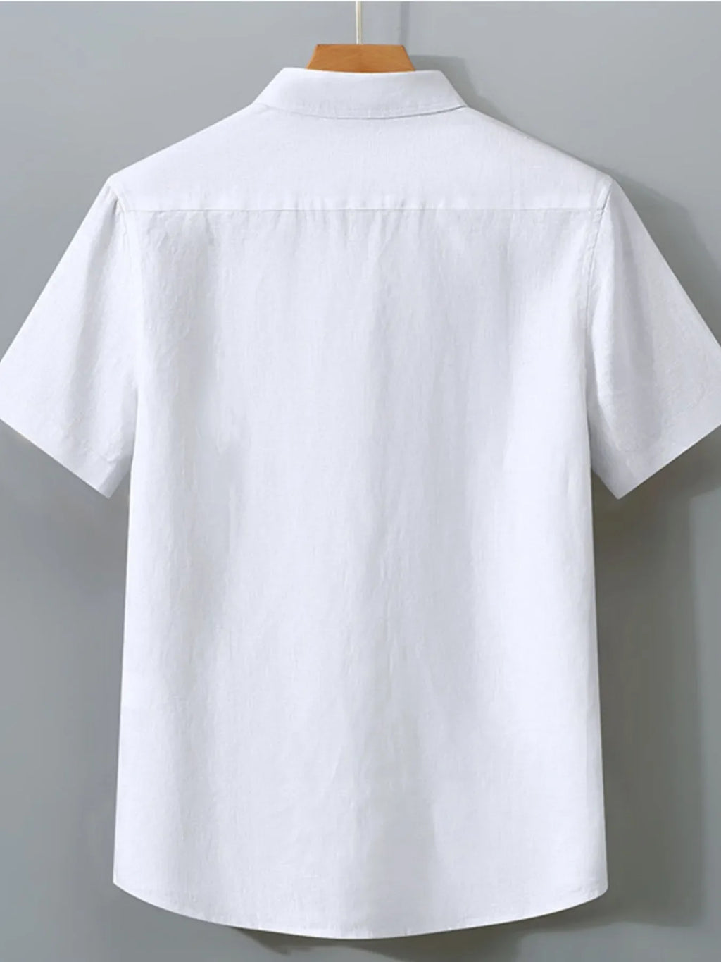 Short Sleeve Button-Up Shirt Plus Size