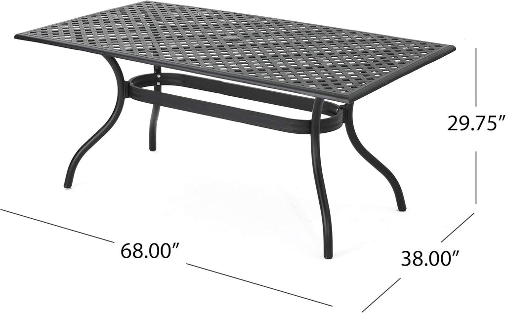 Calisa Rectangular 6 - Person 63' Long Dining Set