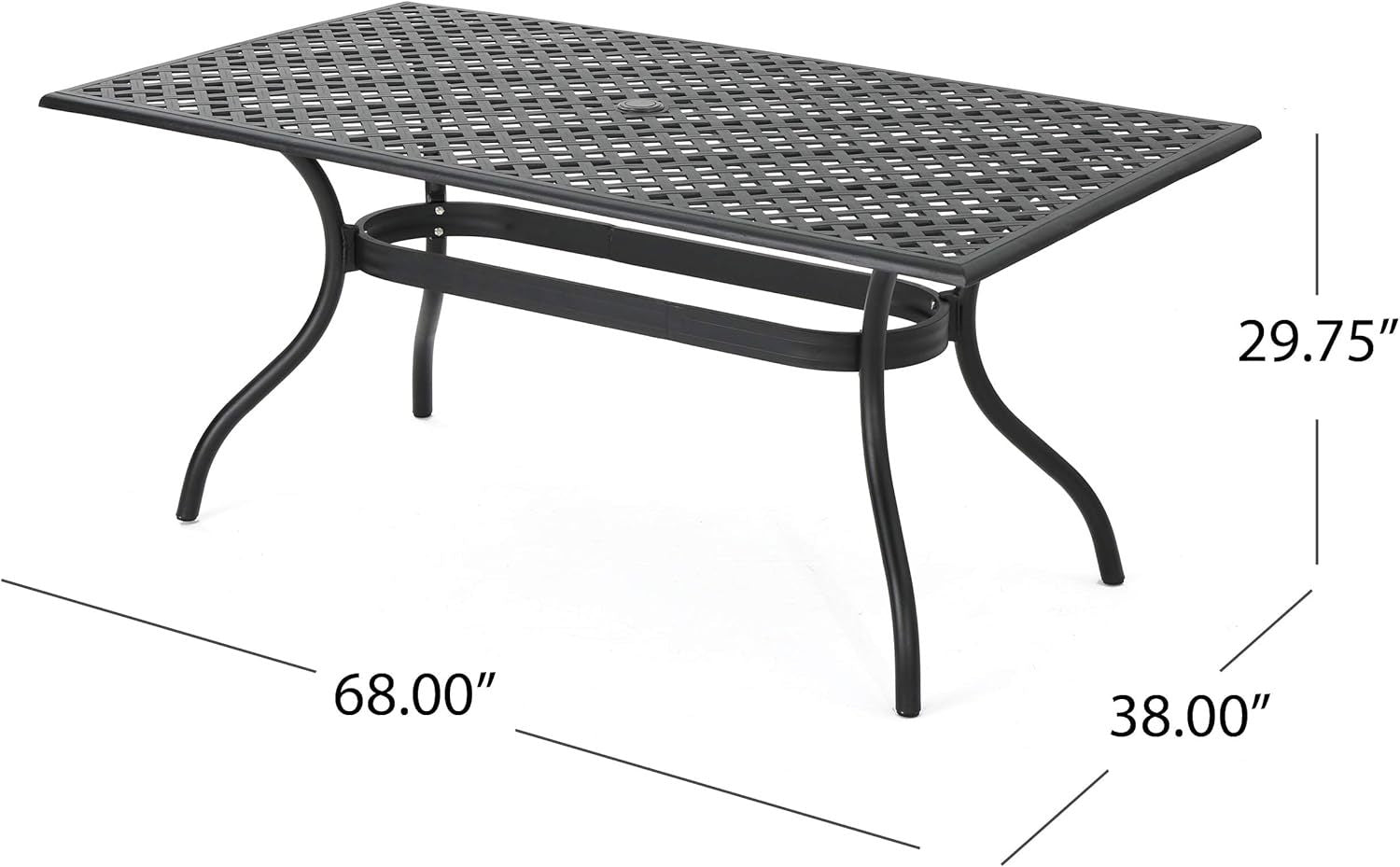Calisa Rectangular 6 - Person 63' Long Dining Set