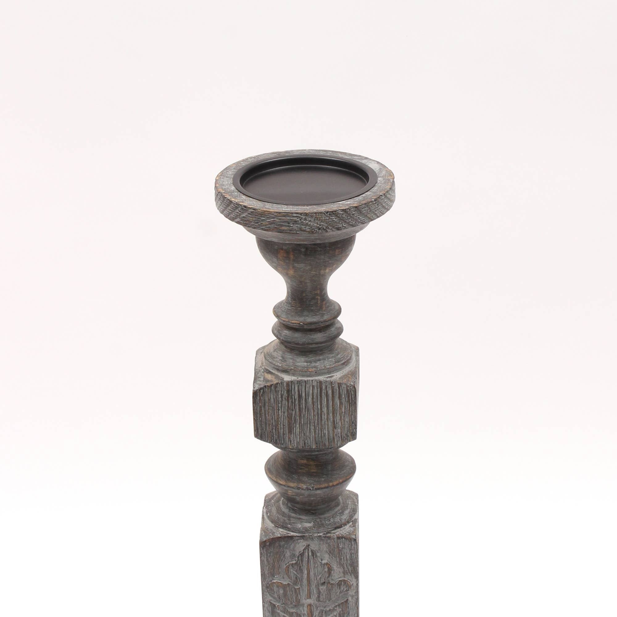 Decorative Wooden Centerpiece Candle Holder – 6x21'' – Elegant Candle Stand for Any Occasion