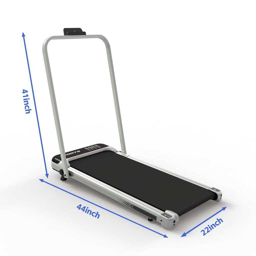3 in 1 Under Desk Treadmill with Incline,Foldable Treadmills for Home, Walking Pad with Handle Bar for Walking and Jogging, with Remote Control & LED Display