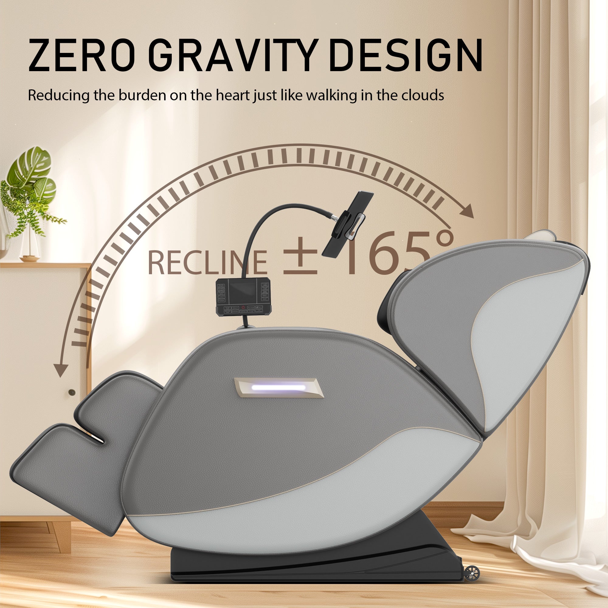 Massage Chair Recliner with Zero Gravity with Full Body Air Pressure