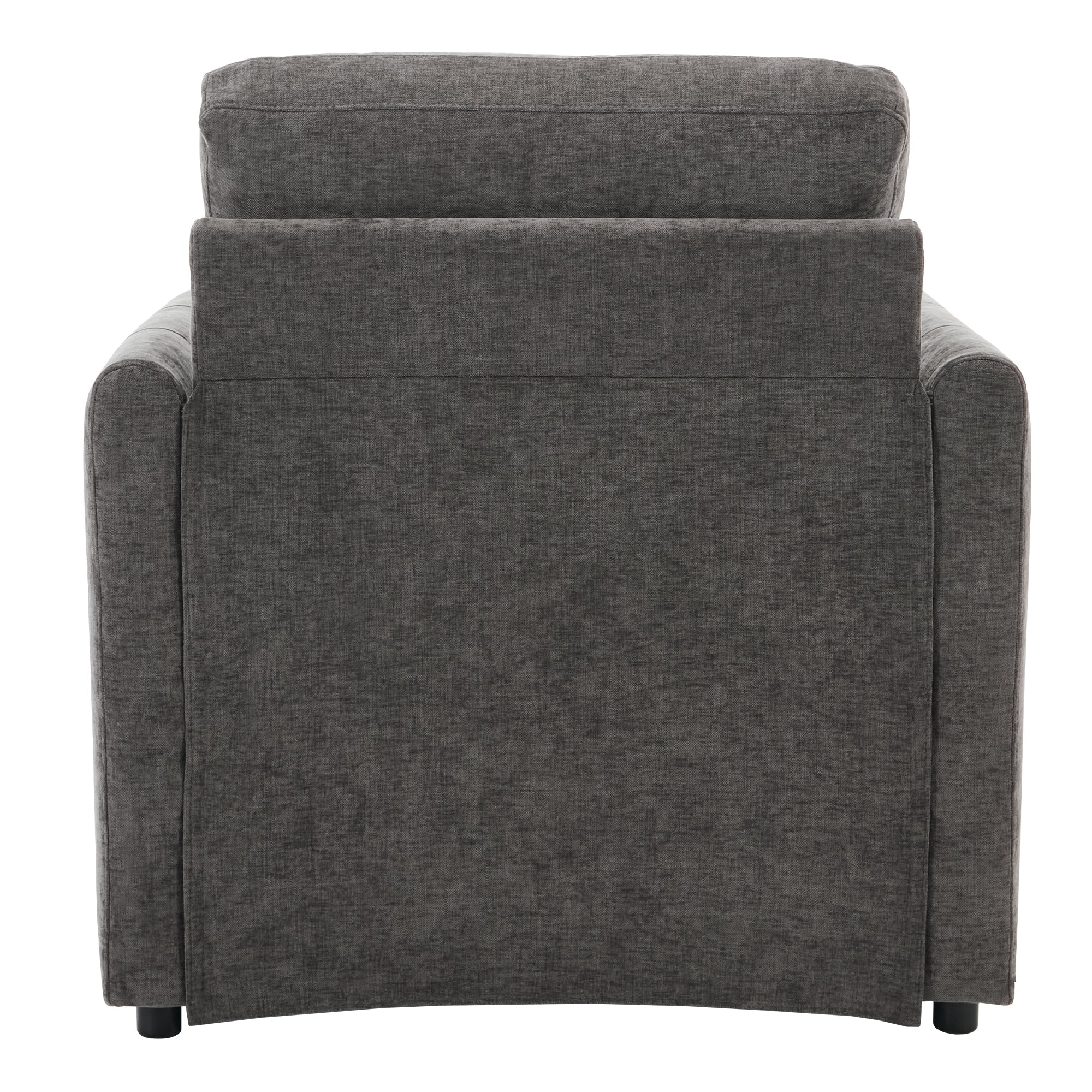 31.9' Cozy Upholstered Armchair Oversized Comfy Cloud Sofa Double Cushion Single Sofa Plush Cushion Armchair for Living Room, Grey