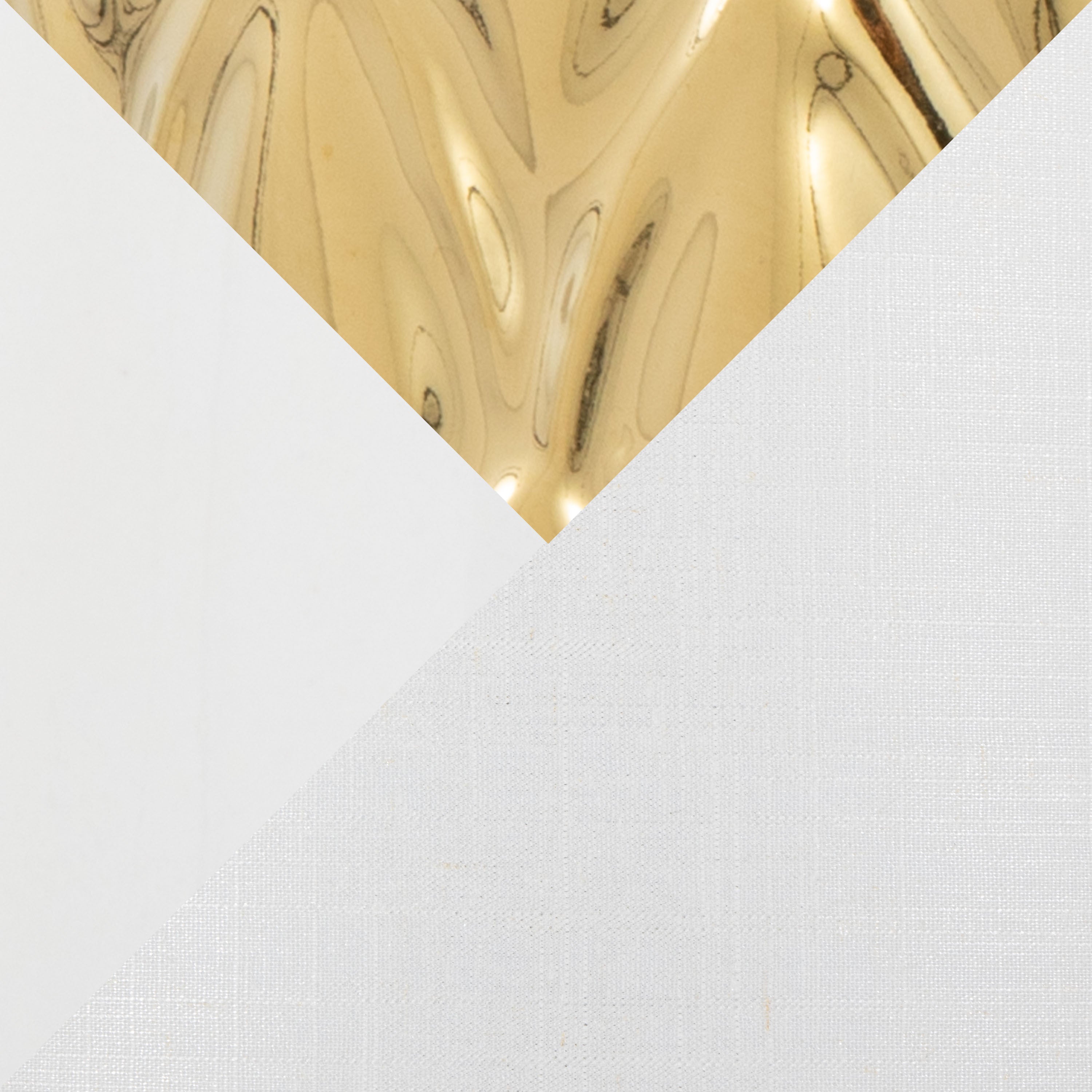 Penelope 22' Contemporary Ceramic Table Lamp with White & Gold Ceramic Body and White Shade by LumiSource