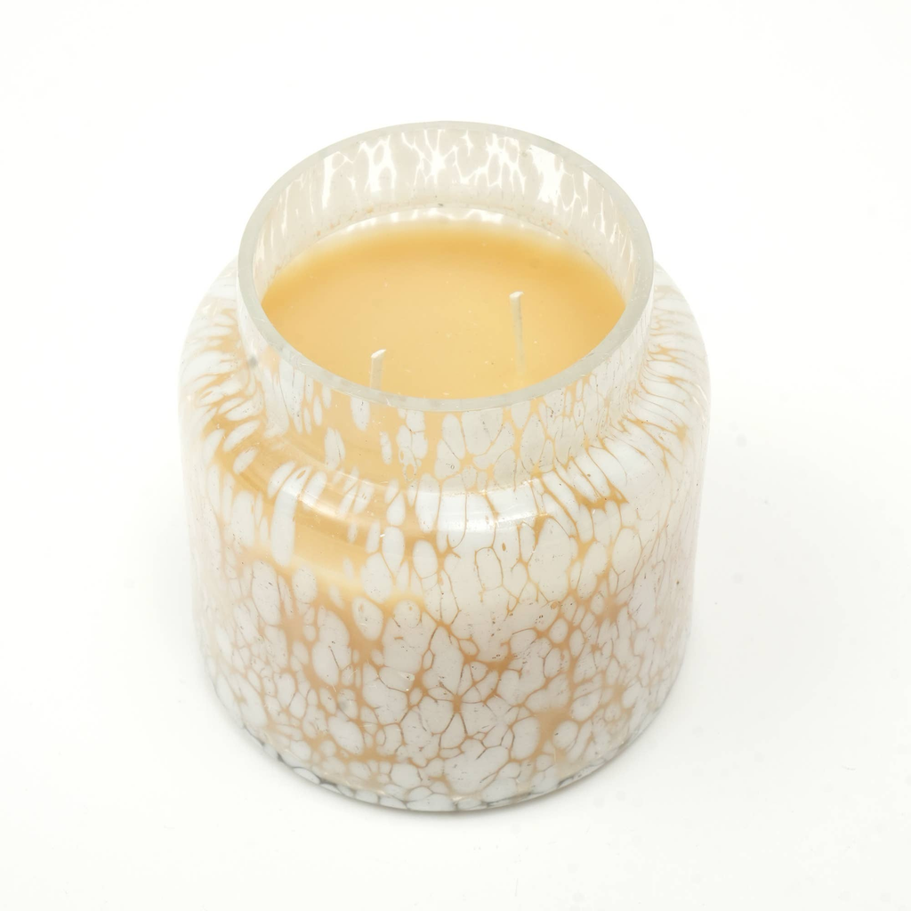 Dreamy Splutter Scented Wax Candle- White
