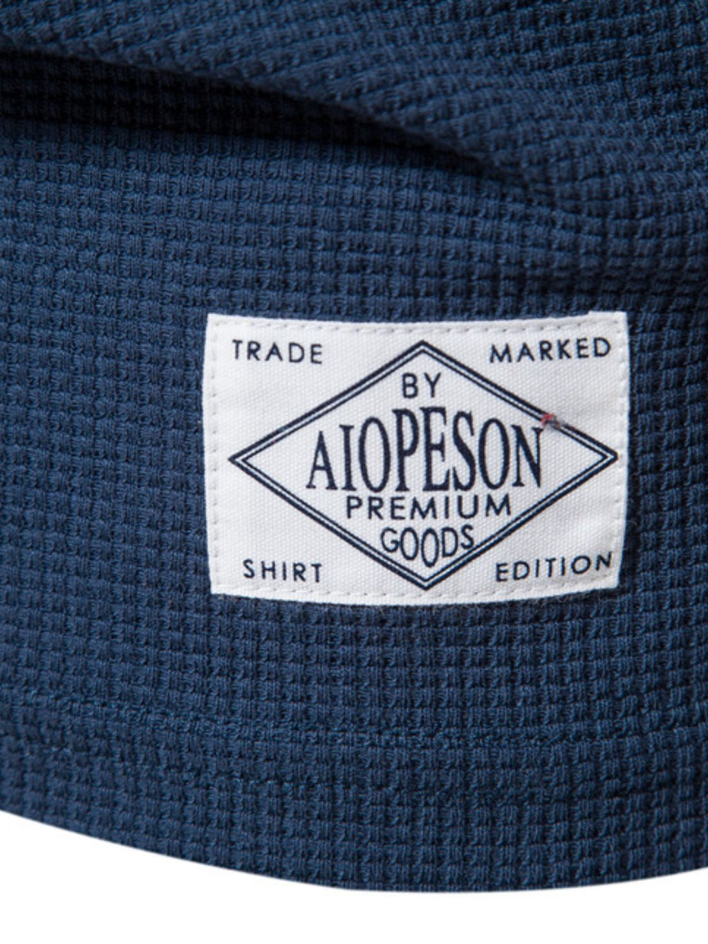 Waffle-Knit Short Sleeve T-Shirt
