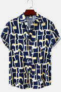 Printed Short Sleeve Casual Shirt