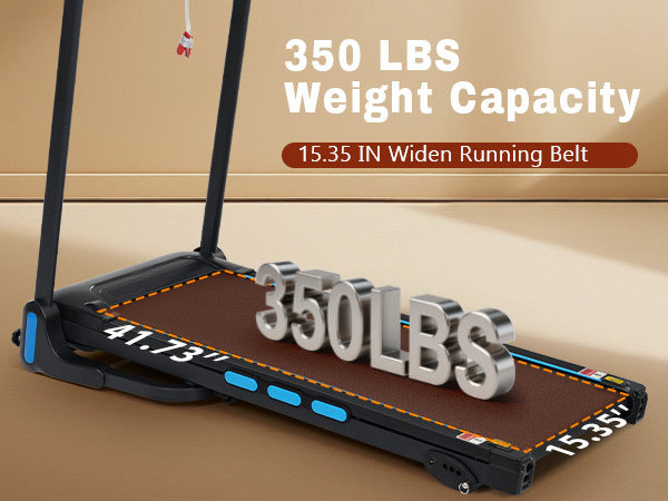 New Treadmills for Home, 3.5HP Hydraulic System Auto Foldable Treadmill with Incline,10MPH 350Lbs Weight Capacity Electric Treadmills with Heart Rate Sensors,Type C & USB Charge ,Bluetooth Speaker