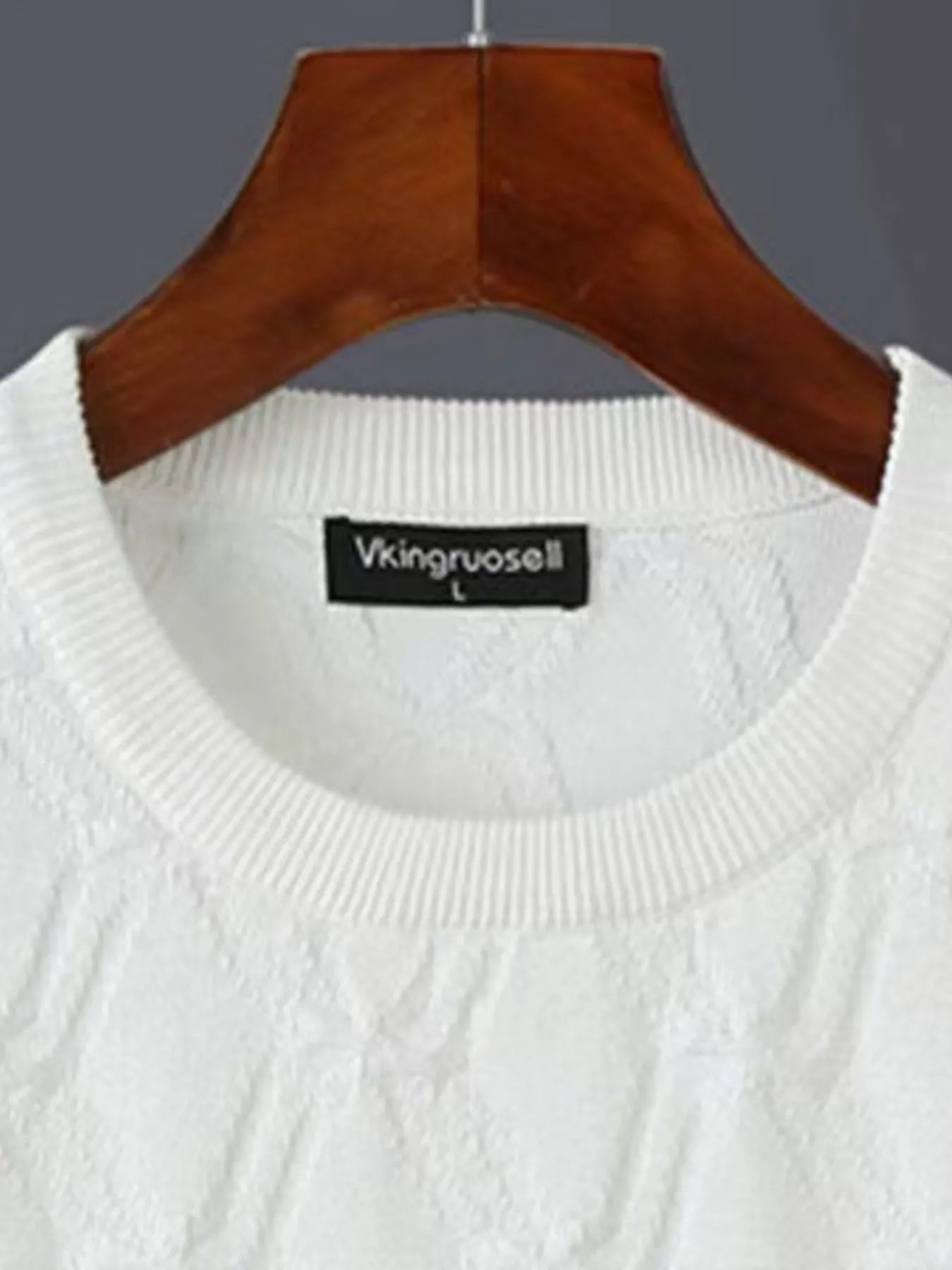Textured Round Neck Short Sleeve Knit Top